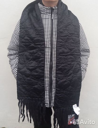 Оригинальный теплый стеганый шарф Desigual