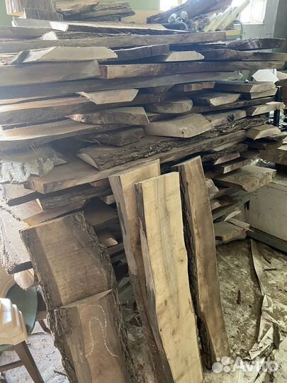 Лес дерево спилы слэб орех карагач