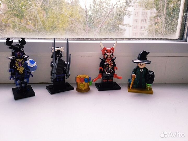 Lego ninjago и garry potter минифигурки