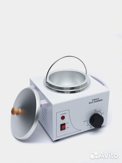 Воскоплав металлический баночный single WAX warmer