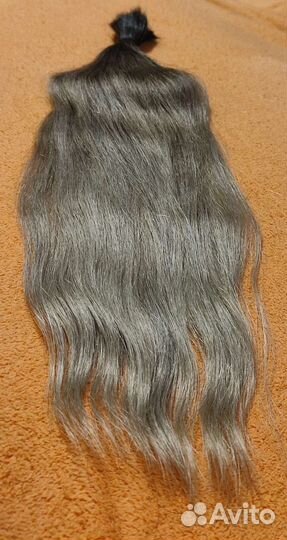 Волосы натуральные хвост