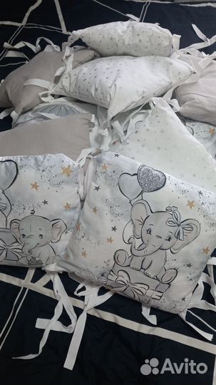 Бортики в детскую кроватку