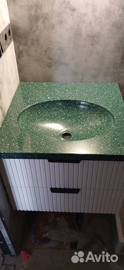 Столешница в ванную из акрила от производителя