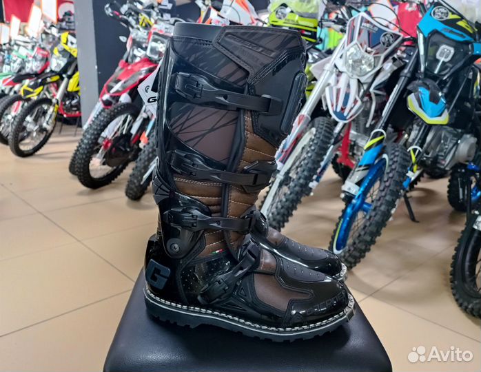 Мотоботы gaerne Fastback Endurance Черн/Коричневый