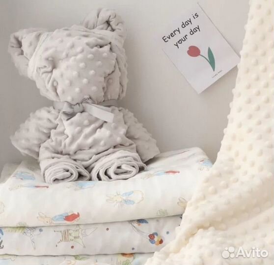 Детское одеяло конверт хлопок Премиум качества
