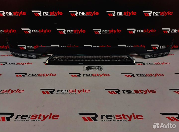 Губа передняя Mercedes-Benz G-Class AMG zmxv20