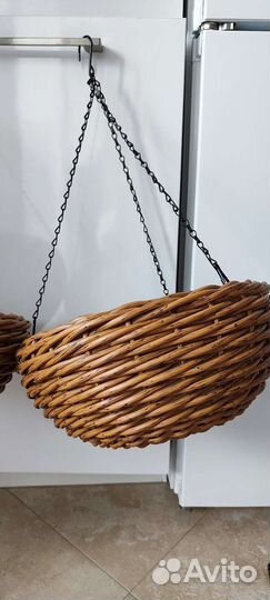 Кашпо из ротанга