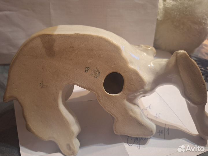 Фарфоровые статуэтки СССР собакп