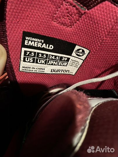 Сноубордические ботинки Burton Emerald