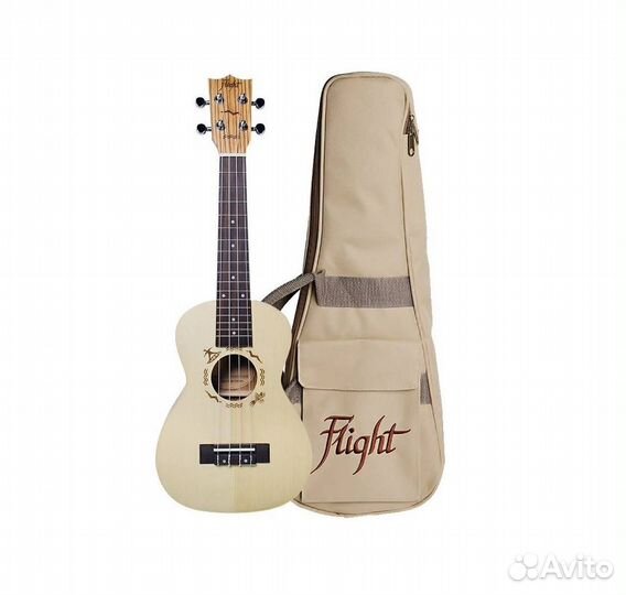 Flight DUC 325 SP/ZEB - укулеле концерт с чехлом