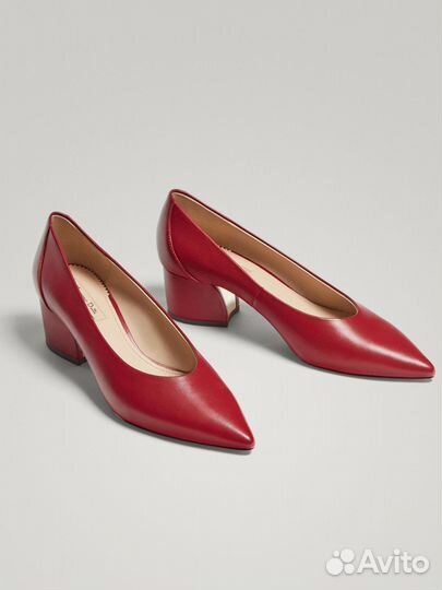 Красные туфли Massimo dutti