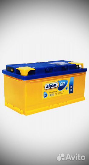 Аккумулятор Аком 90Ач 780А (низкий корпус)