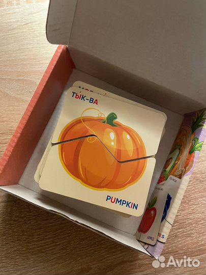 Пазл фрукты-овощи для развития ребенка