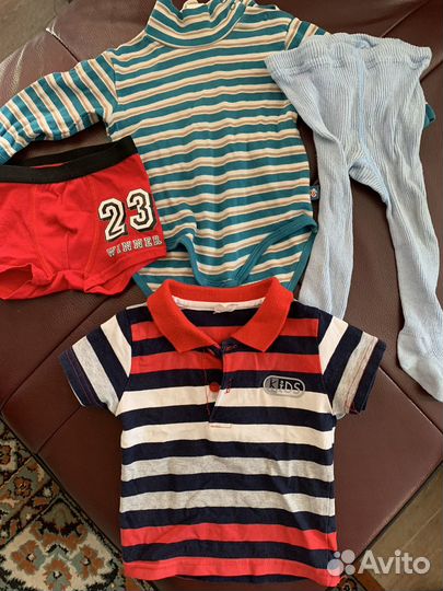 Детские вещи пакетом на мальчика 80 86
