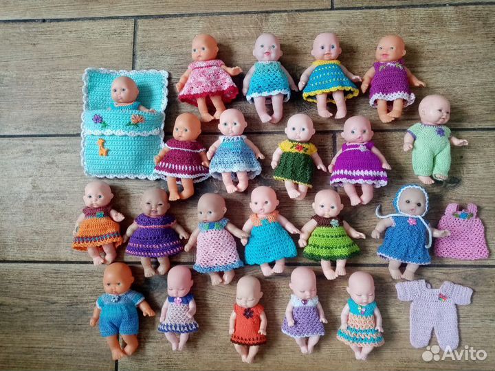 Одежда для пупсика 9-12см