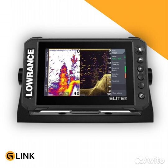 Эхолот lowrance elite FS7, softv23.3, США