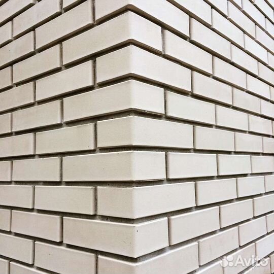 Кирпич облицовочный белый Старый Оскол