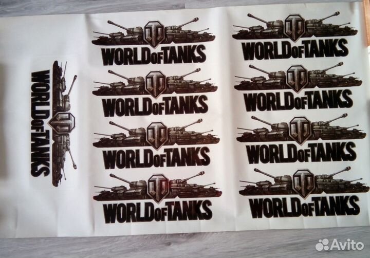 Наклейки на авто World of Tanks