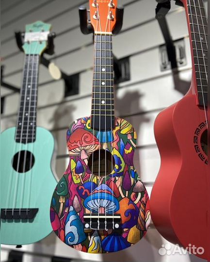 Terris JUS-20 mushroom - Укулеле сопрано (новое)