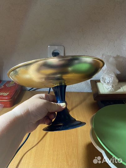 Фруктовница на ножке СССР