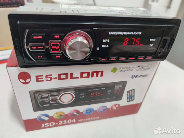 Магнитола E5-olom JSD-2104, Bluetooth