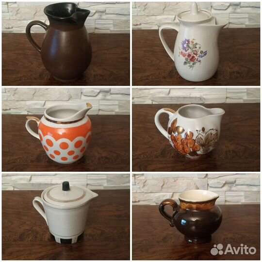 Чайники сахарницы сливочники чай пары СССР винтаж