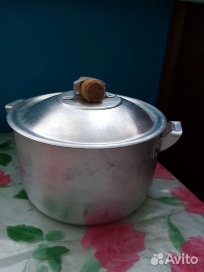 Кастрюли алюминий., ведро-эмалирован