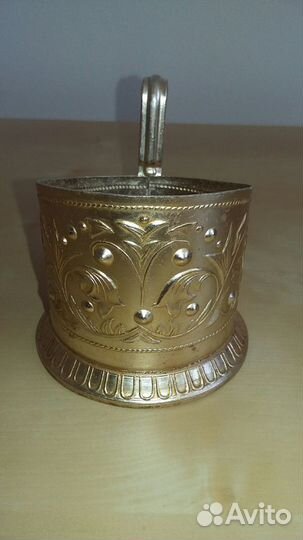 Подстаканник СССР с цветами