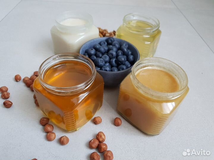 Натуральный мёд в ассортименте