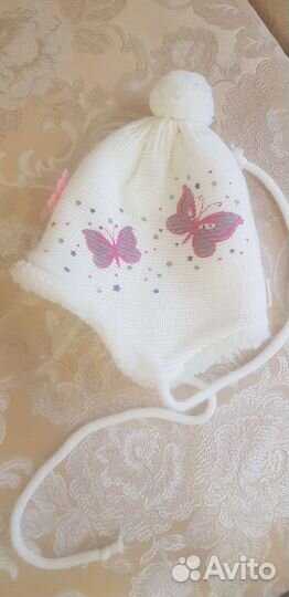 Шапка детская для девочки зимняя