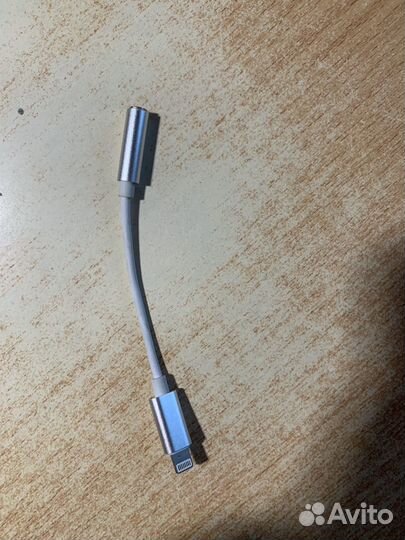 Переходник с lighting на aux