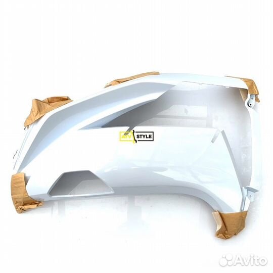 Обтекатель пластиковый левый белый Kawasaki 55028