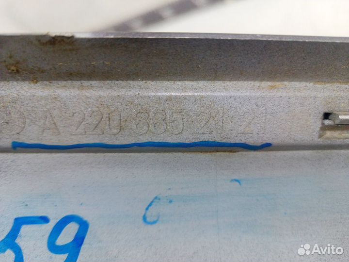 Накладка заднего бампера