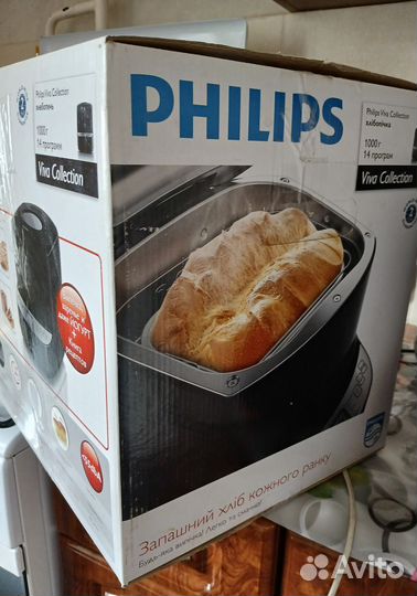 Хлебопечка philips