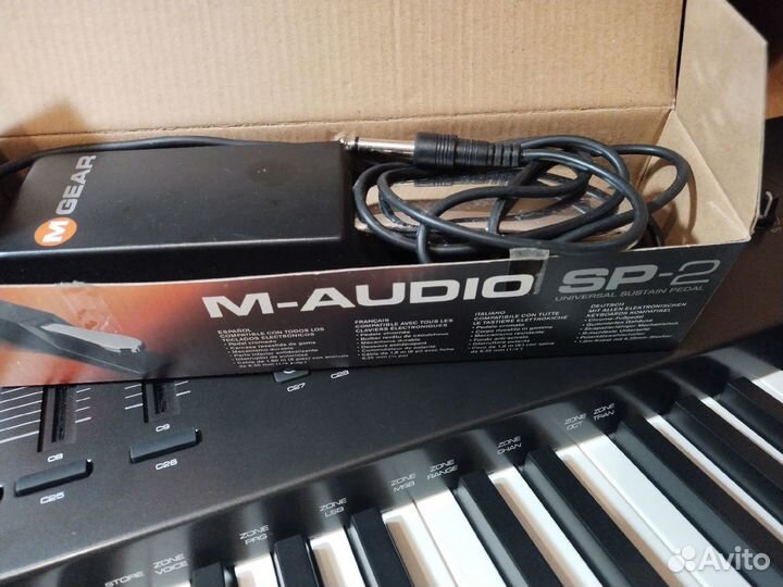 M audio педаль экспрессии