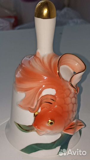 Сервиз, костяной фарфор, золотые рыбки. Gallant