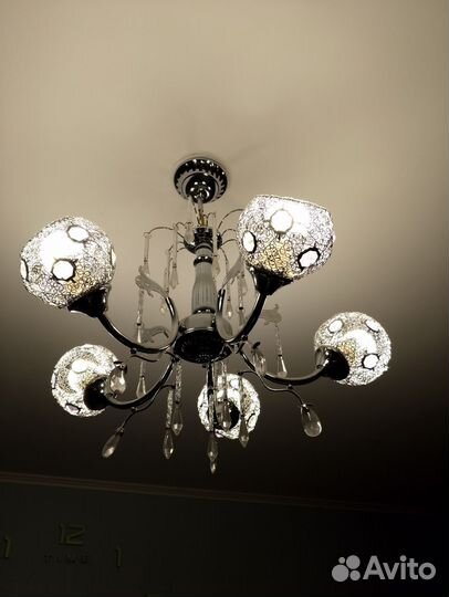 Люстра потолочная бу