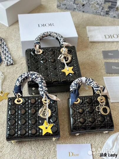 Сумка Lady Dior 3 цвета