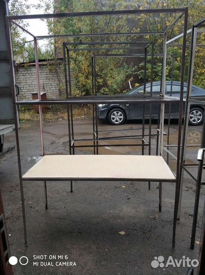 Стеллажи металлические, не разборные бу