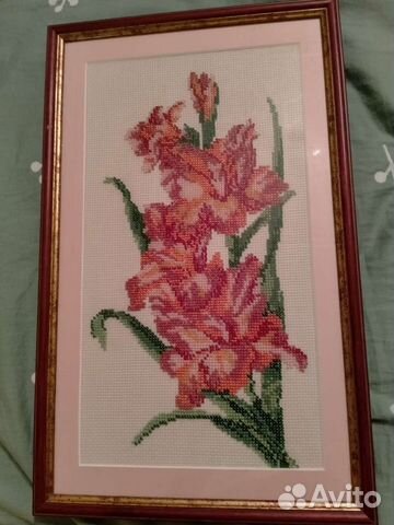 Картина вышитая бисером ручная работа