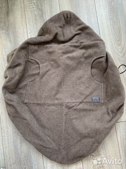 Накидка шерсть Diva milano для слинга/эргорюкзака