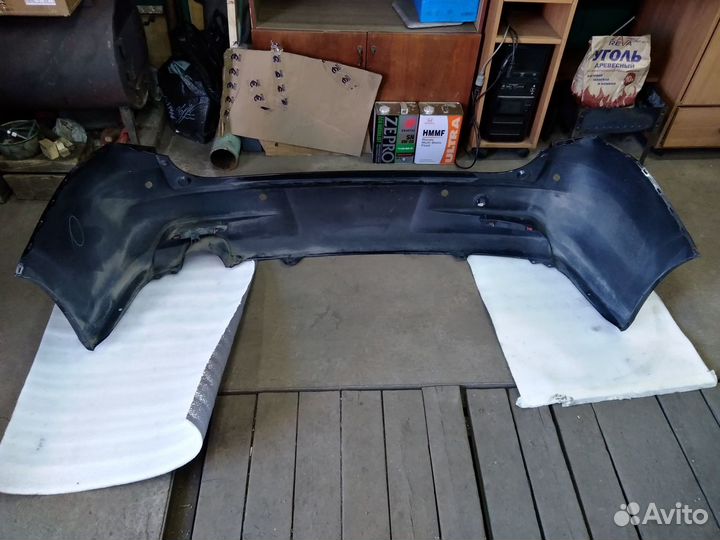 Задний бампер на Honda Stream, RN8 (отверстия под