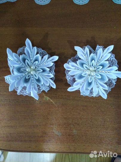 Резинка для волос снежинки