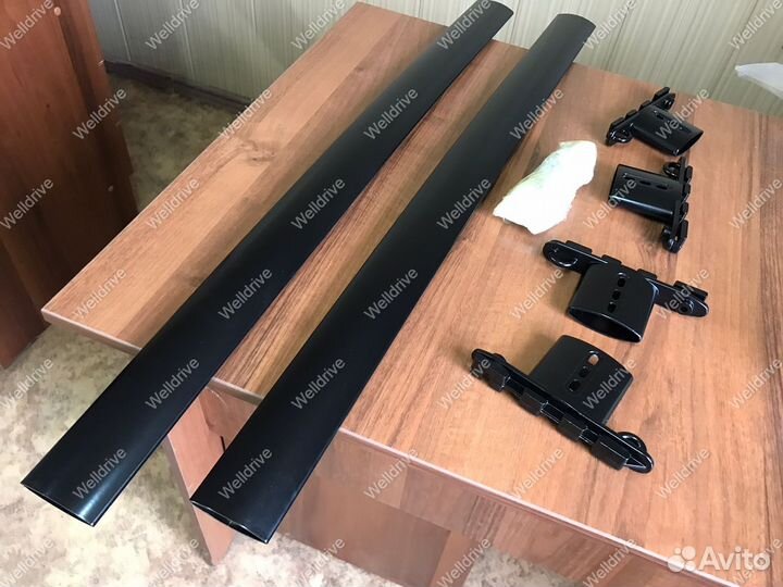 Рейлинги поперечные Toyota RAV4 черные