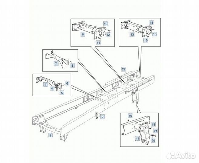 Рама без документов Scania 5-series