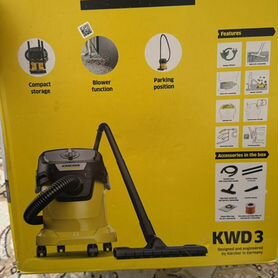 Хозяйственный пылесос karcher kwd 3 V-15/4/20