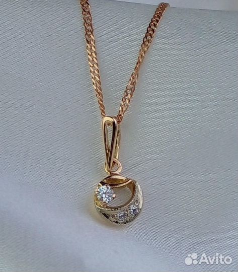 Подвеска с фианитами (с)