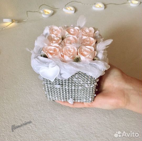 Подарочная композиция цветы декор