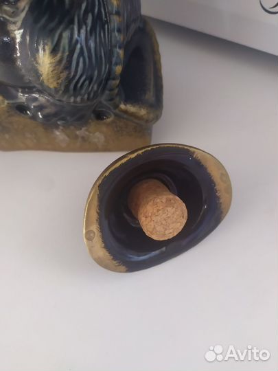 Бутылка Штоф Крыса в шляпке с сыром