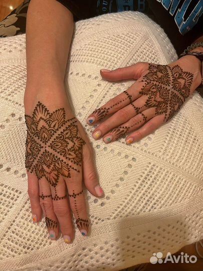 Мехенди временное тату